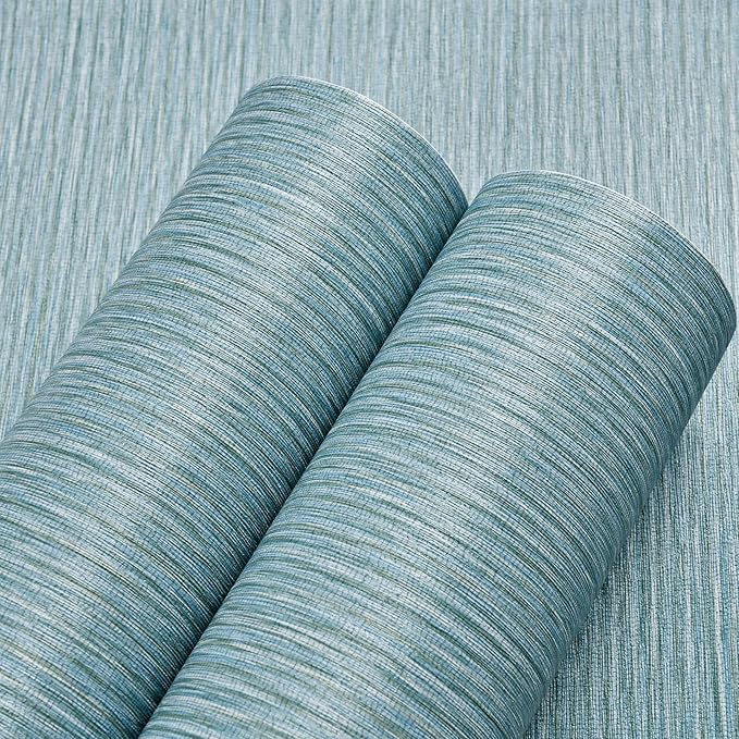 Haimin Grasscloth Wallpaper Peel and Stick 20.9in X 393in Fabric Contact Paper - Image 9