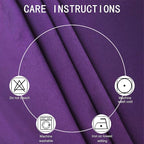 LEMOMO Purple Thermal Blackout Curtains/42 x 72 Inch/Set of 2 Panels Room - Image 4