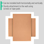 Mr. Pen- Cork Notice Board, 24 X 18 Inches, Cork Bulletin Board - Image 6