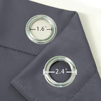 LEMOMO Grey Thermal Blackout Curtains/52 x 108 Inch/Set of 2 Panels Room - Image 6