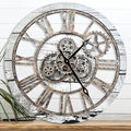 The B-Style Large Wall Clock 24 inch Moving Gear Wall Clock Oversized Vintage by TheB-StyleTB