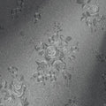 Erfoni 394"x17.7" Grey Floral Embossed Wallpaper by Erfoni