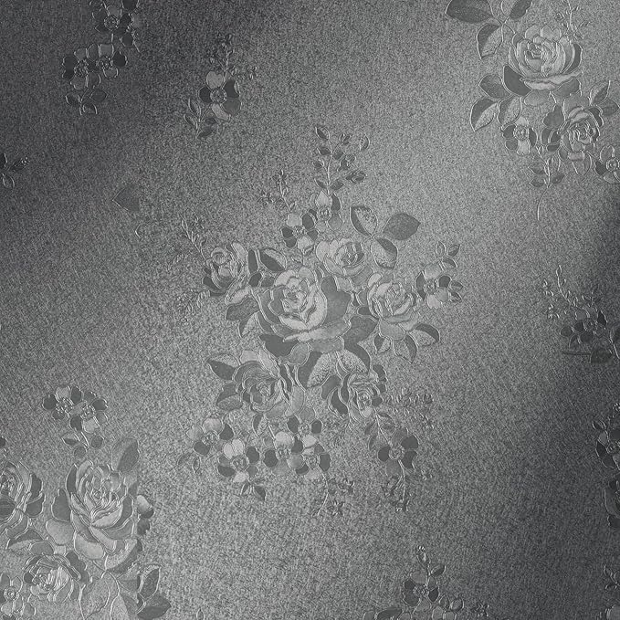 Erfoni 78.7"x17.7" Grey Contact Paper Gray Peel and Stick Wallpaper Thicken by Erfoni