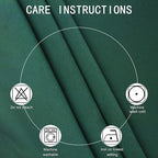 LEMOMO Dark Green Bedroom Blackout Curtains/38 x 63 Inch Long/Set of 2 Curtain - Image 4