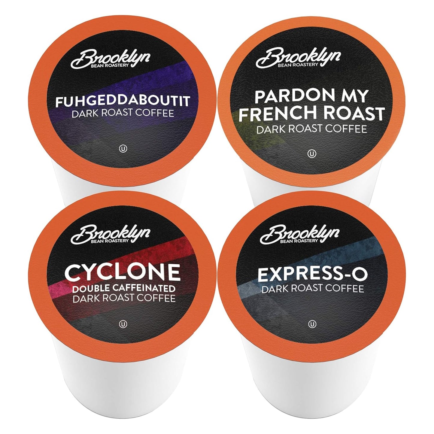 Brooklyn Beans Coffee Pods, Bold Gourmet Variety Pack - Compatible with Keurig 2.0 K Cup Brewers, 40 Count, Strong and Intense Dark Roast