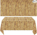 Chuangdi 2pcs 4.5 x 9 Feet Brick Wallpaper Peel and Stick Backdrop Tablecloth by Chuangdi
