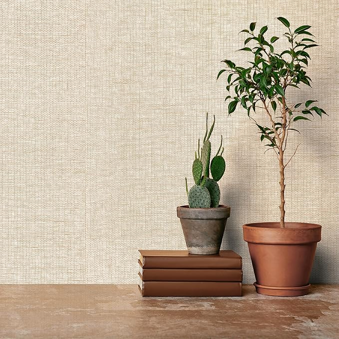 Ansehan Wallcovering W030106 EnvyCollection 36" W x 8 Yard L, Natural Paper - Image 4