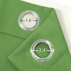 LEMOMO Light Green Thermal Blackout Curtains/38 x 63 Inch/Set of 2 Panels Room - Image 6