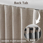 IGEMAEVE 100% Blackout Curtains 96 Inches Long - Image 6