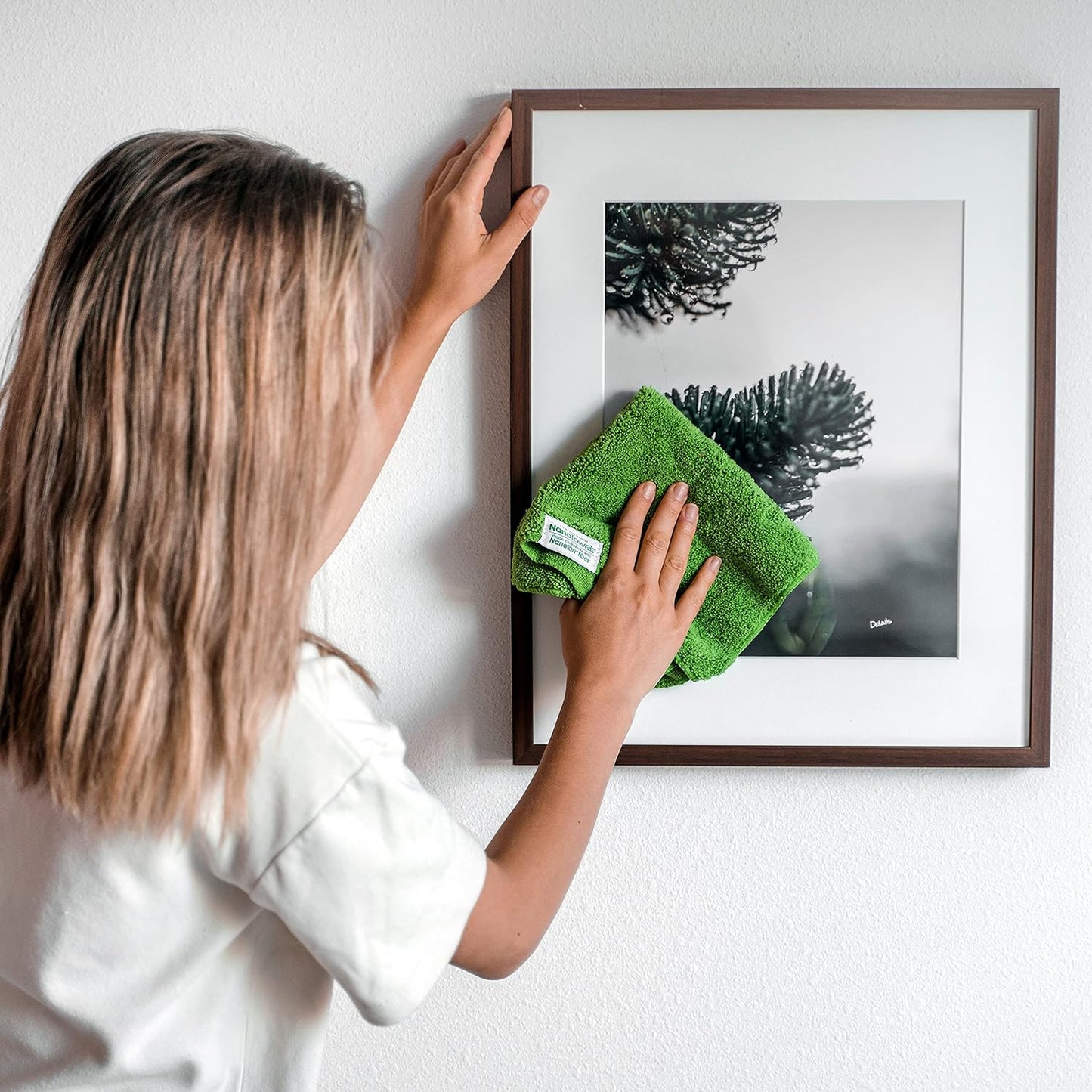 The Amazing Eco Cloth That Cleans Virtually Any Surface with Only Water. No More Paper Towels Or Toxic Chemicals. 4-Pack (14x14, Blue)