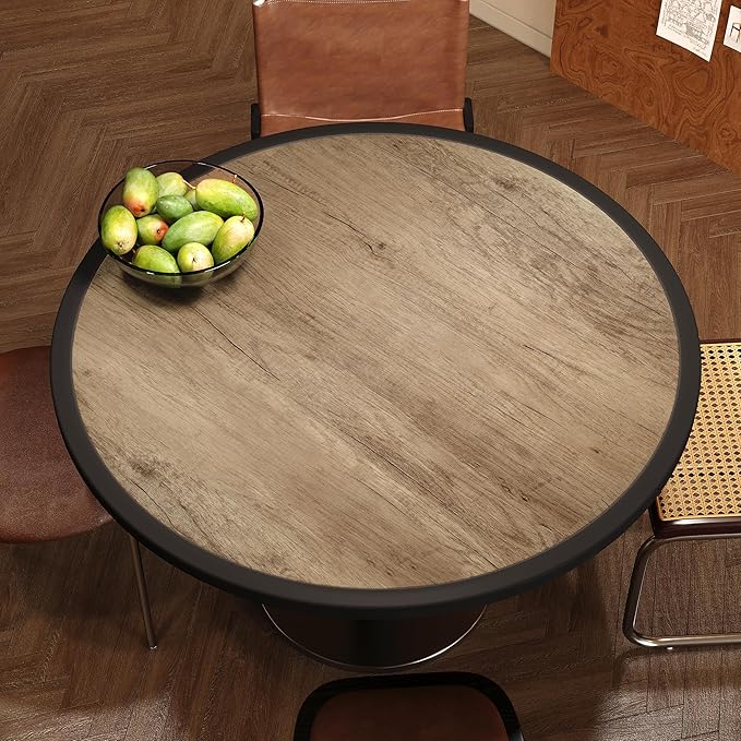 BOMENG 16"x354" Thick Brown Oak Wood Wallpaper Peel and Stick Wood Contact - Image 9