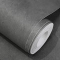 WADILE Black Gray Concrete Wallpaper 15.7 in * 354 in, Cement Contact Paper 3D by WADILE