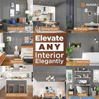 Avana Acoustic Wood Wall Panels – 93.2x11.25 Inch Panels – Fits 94x12 Layout – - Image 3