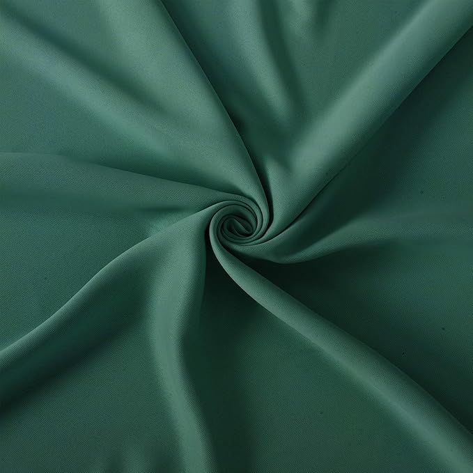 LEMOMO Dark Green Bedroom Blackout Curtains/38 x 54 Inch Long/Set of 2 Curtain - Image 5