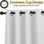 NICETOWN Faux Linen Curtain Valances - Image 4