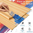 PS Wainscoting Wall Panel Kit, Paintable Waterproof PS Panels - Image 5