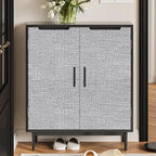 Grey Grasscloth Peel and Stick Wallpaper 17.3"x300" Faux Linen Textured Contact - Image 6