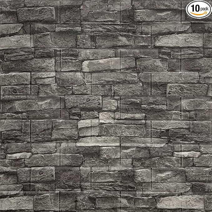 Yutianli 7mm Thick Anti-Collision Wall Panels, 3D Peel and Stick, Waterproof by Yutianli