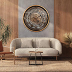 24 Inch Wall Clock with Moving Gears Large Industrial Steampunk Metal Clock - Image 7