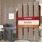 Avana Acoustic Wood Wall Panels – 93.2x11.25 Inch Panels – Fits 94x12 Layout – by AvanaHome