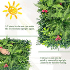 ODTORY Artificial Grass Wall Backdrop Panels: 40×40 in UV-Anti Greenery Boxwood - Image 7