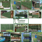 ODTORY Artificial Fence Privacy Screen: 4FT x 20FT UV-Anti Faux Greenery - Image 6