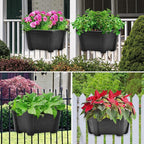 9.8 Inches Self Watering Wall Planters - Image 6