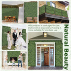 Artificial Boxwood Backdrop Roll: 60"x120" UV-Anti Greenery Faux Grass Hedge - Image 6