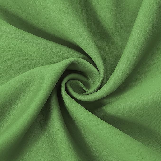LEMOMO Blackout Curtains 52 x 45 inch/Light Green Curtains Set of 2 - Image 5