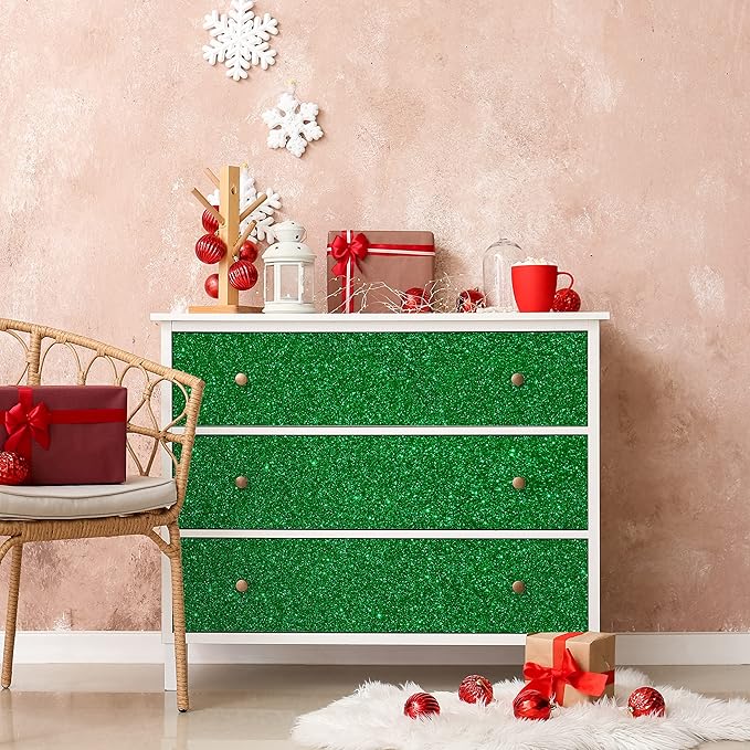 CHIHUT Sparkly Glitter Wallpaper Stick and Peel - Image 5