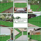 ODTORY Artificial Ivy Privacy Fence Wall Screen: 72 X144 in UV-Anti Faux - Image 6