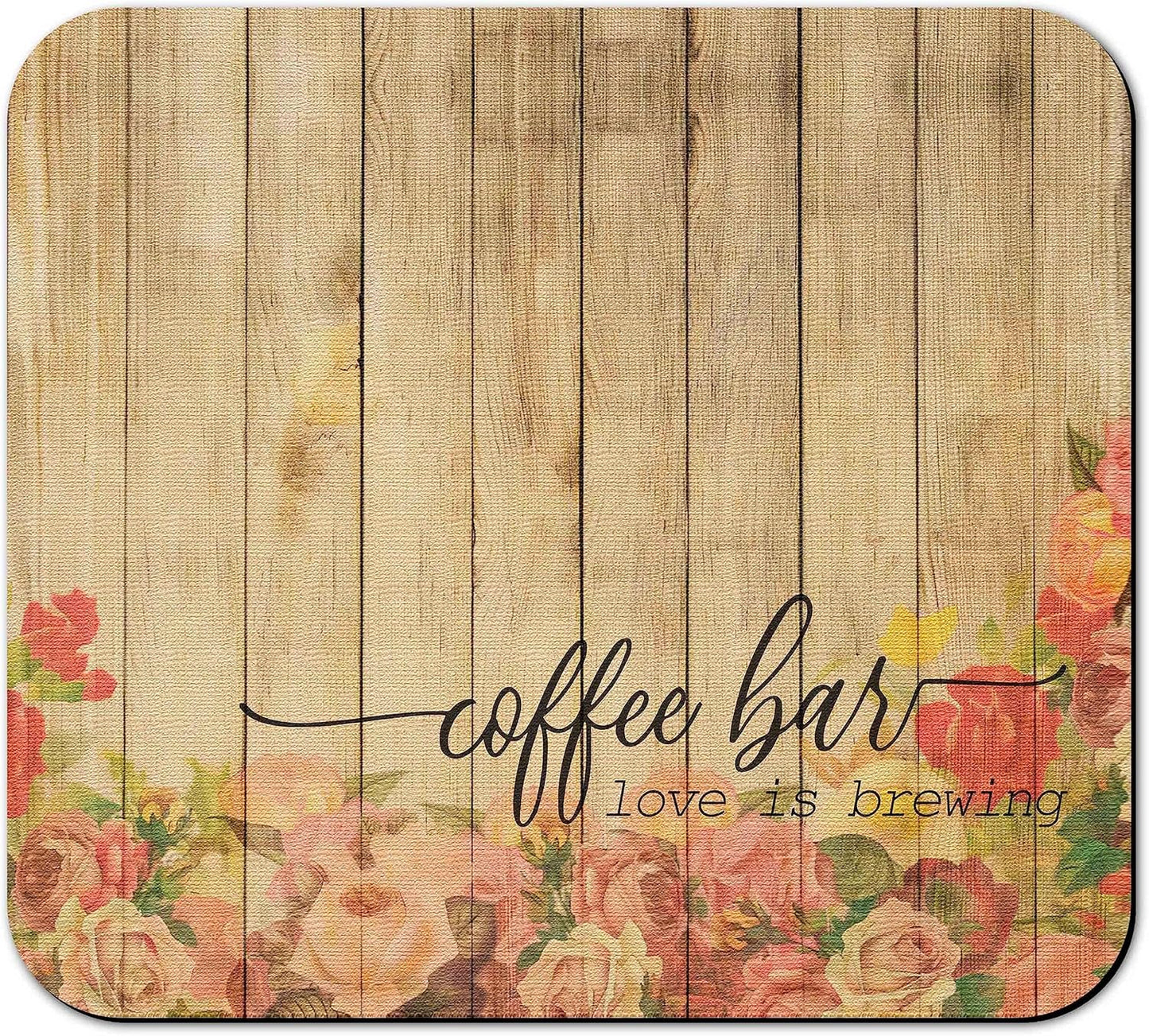 Dish Drying Mat for Kitchen Counter 16x18in Coffee Bar Washable Quick Dish Drying Pad Rubber Backed Absorbent Draining Mat