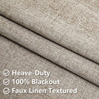 IGEMAEVE 100% Blackout Curtains 96 Inches Long - Image 3