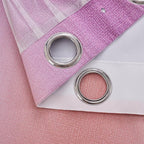 XiDi Curtains for Bedroom Decor, Rainbow Pink PurpleYellow34/90/1 - Image 5