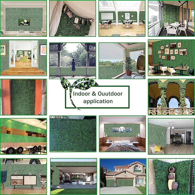 ODTORY Artificial Ivy Privacy Fence Wall Screen: 80X120 in UV-Anti Faux Boxwood - Image 6