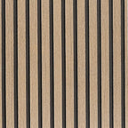 Brown Wood Slat Peel and Stick Wallpaper by LOVADA