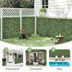Artificial Boxwood Backdrop Roll: 60"x120" UV-Anti Greenery Faux Grass Hedge - Image 5