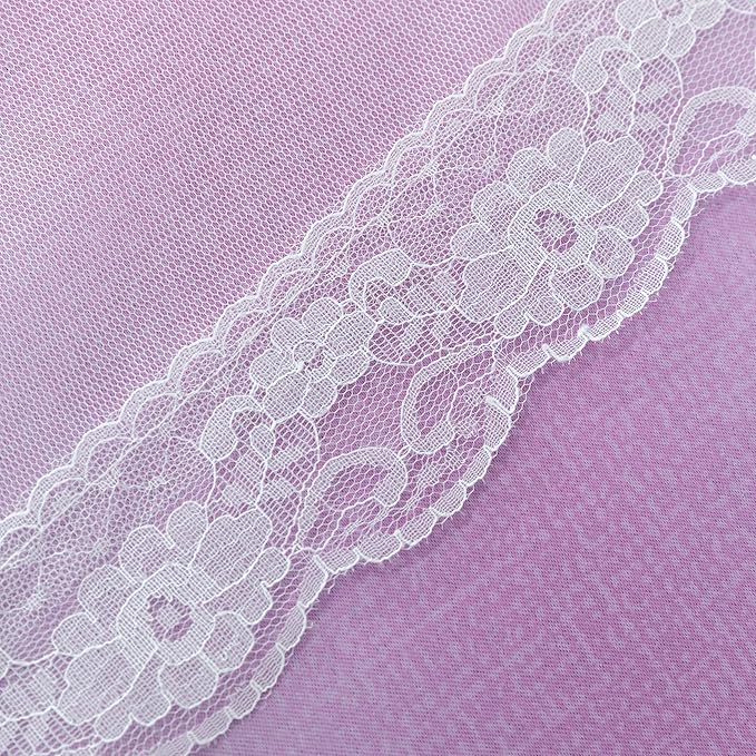 XiDi Curtains for Bedroom Decor, Rainbow Pink Purple/42/63 - Image 6