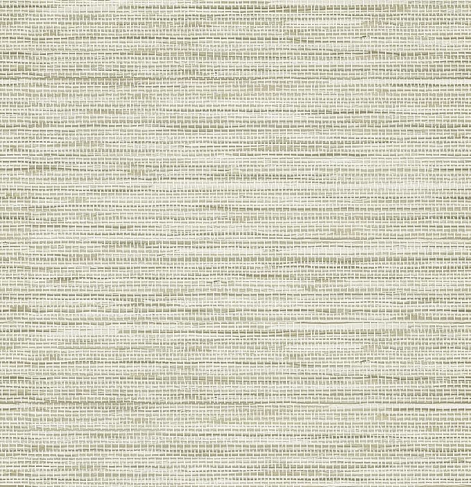 HueBurst Grasscloth Peel and Stick Wallpaper by HueBurst