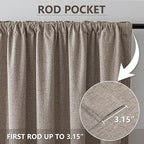 IGEMAEVE 100% Blackout Curtains 96 Inches Long - Image 7