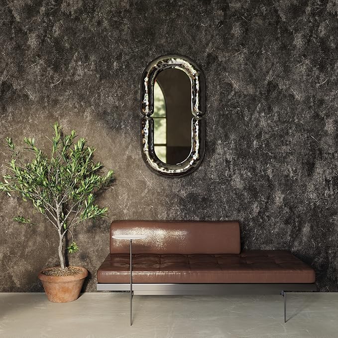 3yecao 48"×354" Big Roll Large Size Dark Brown Tan Grey Concrete Wallpaper Peel - Image 4